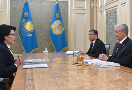 Мемлекет басшысы Еңбек және халықты әлеуметтік қорғау министрі Светлана Жақыпованы қабылдады