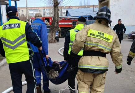 Бір адам ес-түссіз күйде: Өрт кезінде 41 адам эвакуацияланды