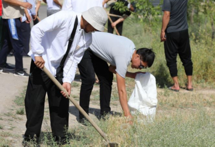 «ТАЗА ҚАЗАҚСТАН»: Түркістан облысында 189 тонна қоқыс шығарылды