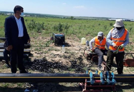 ТҮРКІСТАН: Сайрамда газ құбырын жүргізу жұмыстары басталды