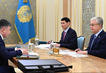 Президент Қасым-Жомарт Тоқаев Ұлттық банк төрағасы Тимур Сүлейменовті қабылдады