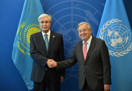 Қасым-Жомарт Тоқаев БҰҰ Бас хатшысымен кездесу өткізді