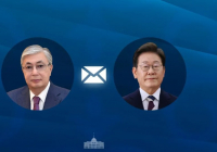 Мемлекет басшысы Корея президентін туған күнімен құттықтады