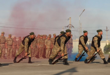 ​Түркістан облысынан Ұлттық ұланның алғашқы командасы Астанаға аттанды