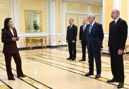 Қасым-Жомарт Тоқаев пен Ильхам Әлиевке Орта дәлізді дамыту жобасы таныстырылды