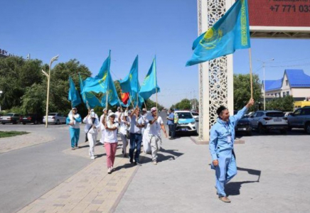 Түркістанға «Еуропа-Азия» халықаралық бейбітшілік және келісім шеруі келді 