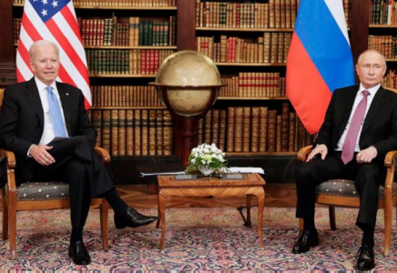 Владимир Путин мен Джо Байден кездесті