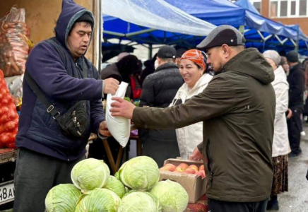 Түркістан қаласында азық-түлік жәрмеңкесі өтті