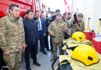 Түркістан облысында 3 жаңа өрт сөндіру бекеті ашылды