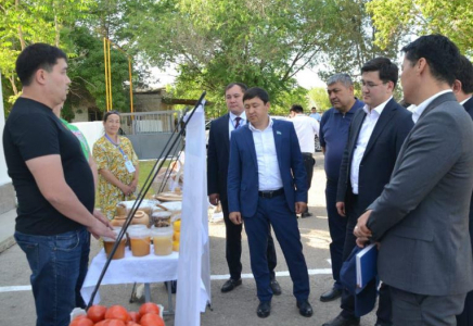 ТҮРКІСТАН: Жетісайда грант алған кәсіпкерлер көрме өткізді