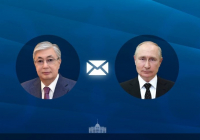 Мемлекет басшысы Ресей Президентіне құттықтау жеделхатын жолдады