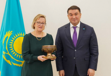 Түркістан облысының әкімі Ұлыбританияның Қазақстандағы елшісімен кездесті