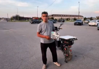 ​Шымкентте алғаш рет электрлі мопедке мемлекеттік нөмір берілді