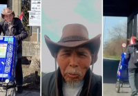 "Мақсатым – Гиннестің рекордтар кітабына ену": 76 жастағы ұлытаулық ақсақал Парижге жаяу жетті