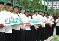 100 мыңнан астам мектеп түлегі елімізді көгалдандыруға атсалысты