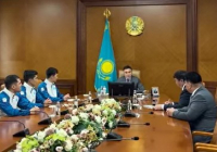 ​ШЫМКЕНТ ӘКІМІ ӘЛЕМ ЧЕМПИОНАТЫНЫҢ ЖҮЛДЕГЕРЛЕРІМЕН КЕЗДЕСТІ