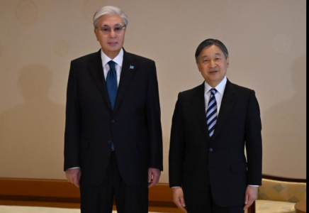 Мемлекет басшысы Жапония Императоры Нарухитомен кездесті