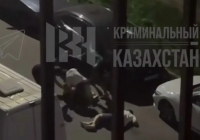 Алматыда бес жігіт жабылып, екі адамды аяусыз соққыға жықты (ВИДЕО)