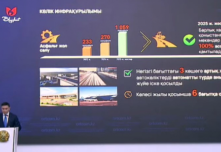 ​В Шымкенте в этом году асфальт уложен на более чем 1 000 километров дорог