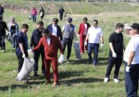 ​Қаратау ауданында «Таза Қазақстан» бағдарламасы аясындағы тазалық шарасы өтті