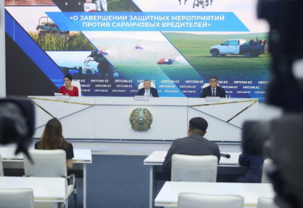 Шегіртке зиянкестеріне қарсы күрес аяқталды