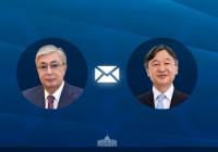 Президент Жапония Императорының туған күніне орай құттықтау жеделхатын жолдады