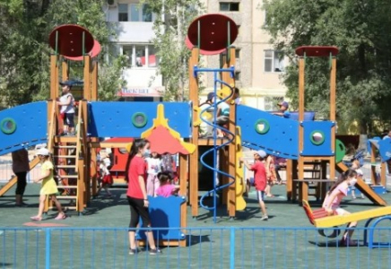 ​ШЫМКЕНТ: Биыл Еңбекші ауданында төрт спорт алаңшасы орнатылады