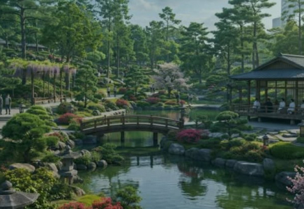 Шымкентте Кен Баба саябағы жапон стилінде жаңғырады