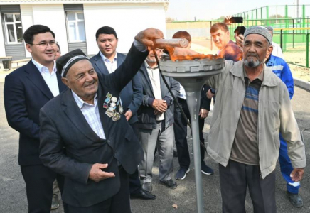 ТҮРКІСТАН: Жетісайда тағы бір елді мекен табиғи газға қосылды