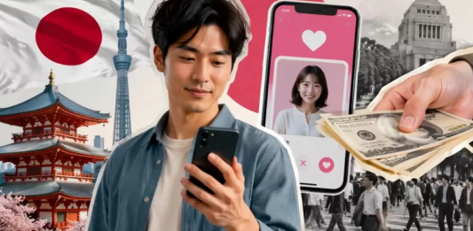 Жапония танысуға беттеген бойдақтарға 125 доллардан таратып жатыр