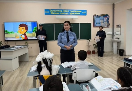 ​Шымкент қаласында «Жол қауіпсіздігі апталығы» аясында балаларға арналған іс-шара өтті