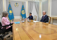 Мемлекет басшысы Адам құқықтары жөніндегі уәкілдің Астана қаласы бойынша өкілі Баян Жалмағанбетованы қабылдады