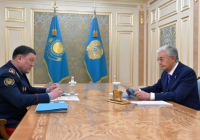Президент Ішкі істер министрі Сәбденовты қабылдады