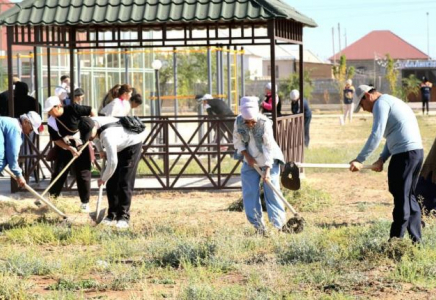 «ТАЗА ҚАЗАҚСТАН»: Түркістан облысында бір аптада 200-ден астам сенбілік ұйымдастырылды