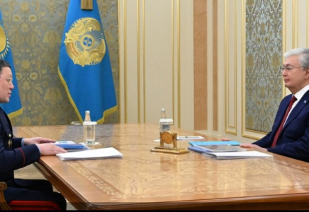 Мемлекет басшысы Ішкі істер министрі Ержан Сәденовті қабылдады