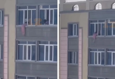 Ақтауда жоғарғы қабаттан секіріп кетпек болған қыз іздестіріліп жатыр