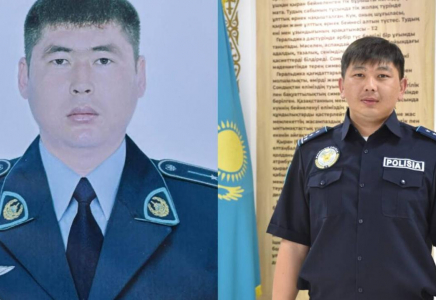 Атырауда полицейлер жарақат алған екі жасар баланы ауруханаға жедел жеткізді