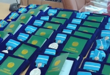 Шымкентте көпбалалы аналарға мемлекеттік наградалар табысталды