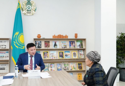ТҮРКІСТАН: Ертай Алтаев тұрғындардың мәселесін тыңдады
