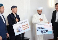 ТҮРКІСТАН: Шардарададағы орталық мешітке қызметтік пәтер мен автокөлік кілті табысталды