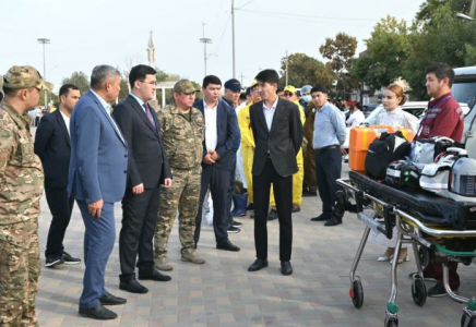 ТҮРКІСТАН: Жетісайда төтенше жағдайлардың алдын алу бойынша оқу-жаттығу өтті