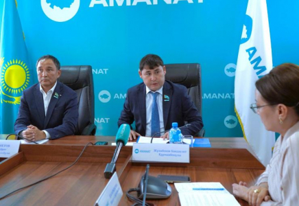 ТҮРКІСТАН: «Amanat» алаңында ашық диалог өтті