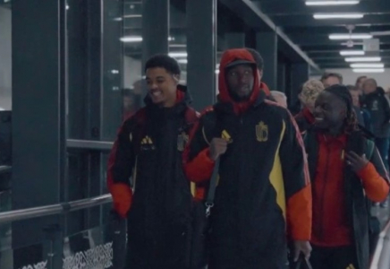 ​Бельгияның футбол құрамасы Астанаға келді