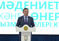 Шымкент қаласында мәдениет және өнер қызметкерлеріне құрмет көрсетілді