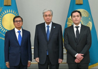 Мемлекет басшысы қазақстандық IT-кәсіпкерлер Ерзат Дулат пен Мұрат Әбдірахмановты қабылдады