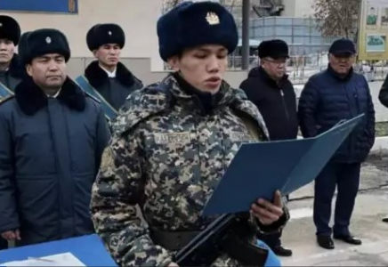 Санжар Тәшкенбай әскерге аттанды