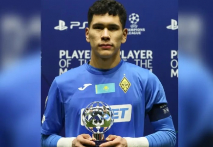 Темірлан Анарбеков УЕФА марапатына ие болды