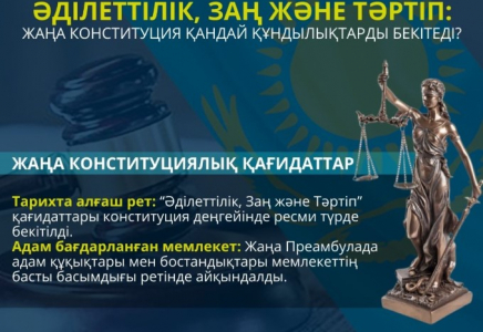 Жаңа конституциялық қағидаттар 