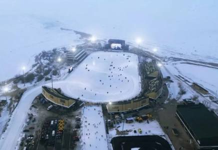 Қазақстандағы ең үлкен мұз айдыны туристерді қабылдай бастады