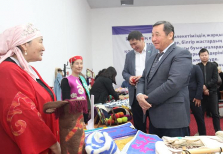 ТҮРКІСТАН: Мақтааралда грант алған кәсіпкерлердің өнімдері көрмеге қойылды 